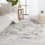Jaipur Cirque Gesine Ciq42 Light Gray/Gold Rugs.