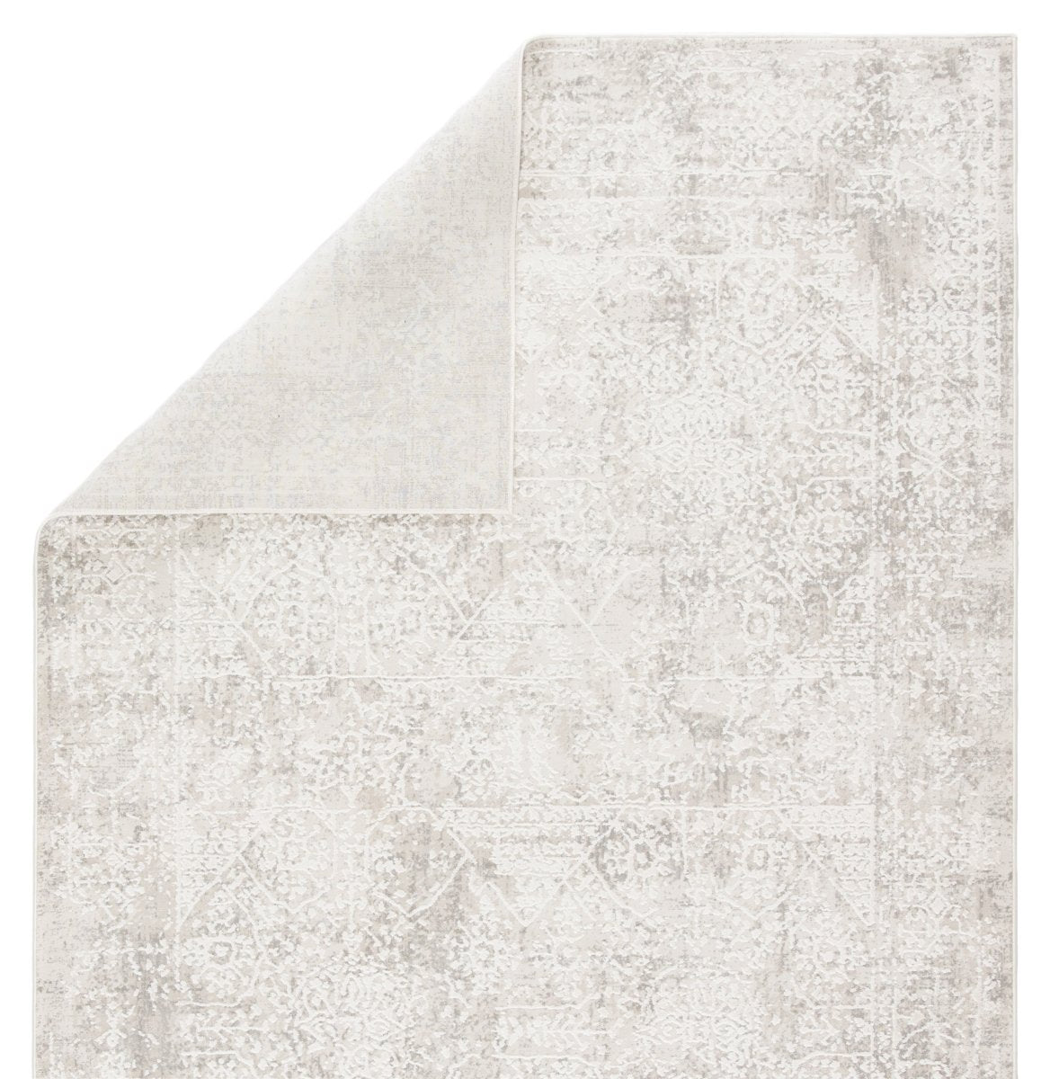 Jaipur Cirque Lianna Ciq07 Silver/White Rug.