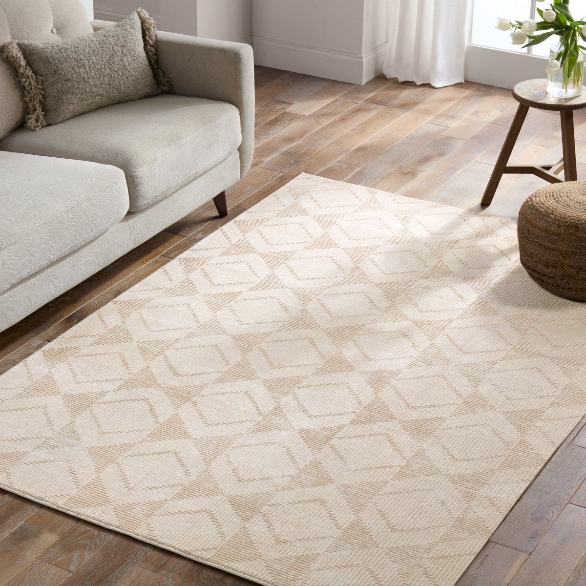 Jaipur Cirque Ottavia Ciq49 Gray Rug.