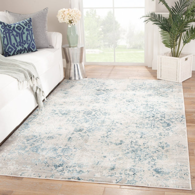 Jaipur Cirque Siena Ciq20 Blue/Ivory Rug.