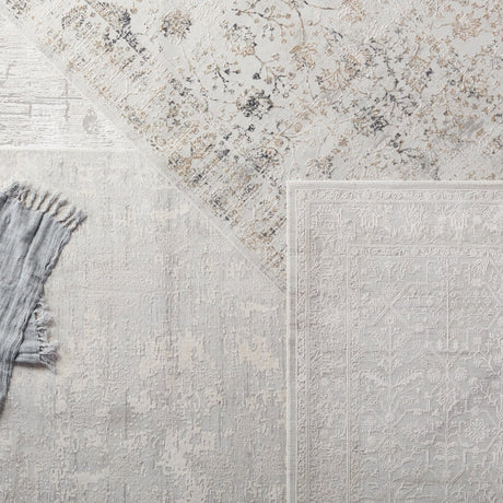 Jaipur Cirque Vida Ciq43 Light Gray/Gold Rugs.