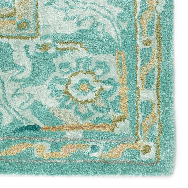 Jaipur Citrine Cristobol Cit13 Turquoise Rug.