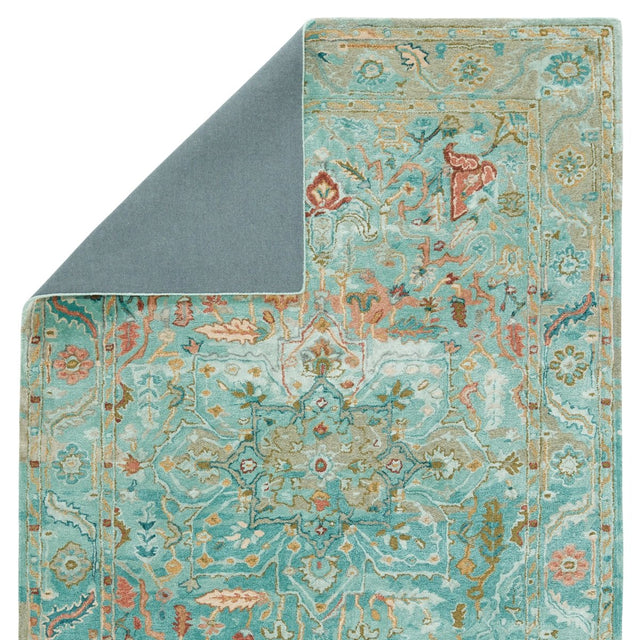 Jaipur Citrine Cristobol Cit13 Turquoise Rug.