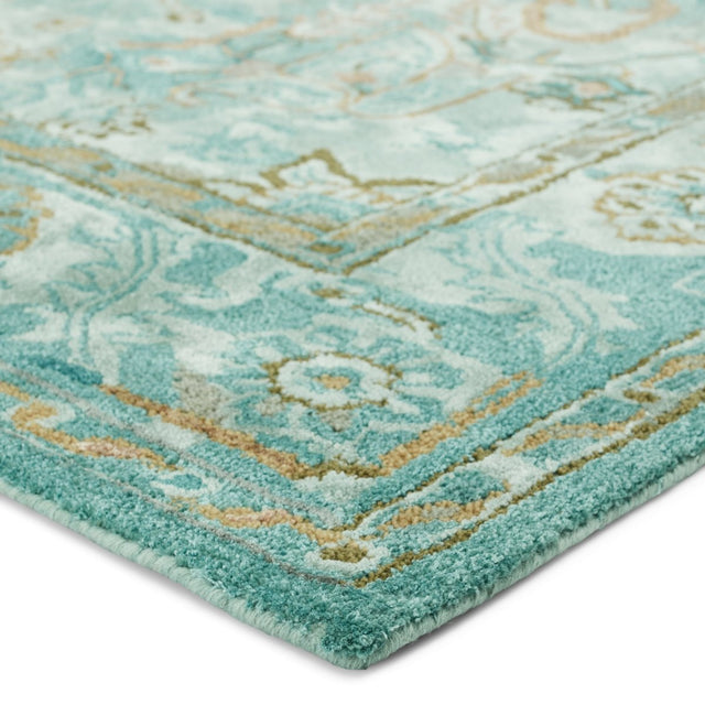 Jaipur Citrine Cristobol Cit13 Turquoise Rug.