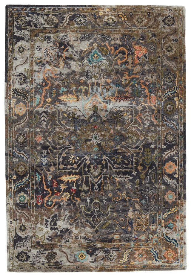 Jaipur Citrine Cristobol Cit14 Dark Green Rug.