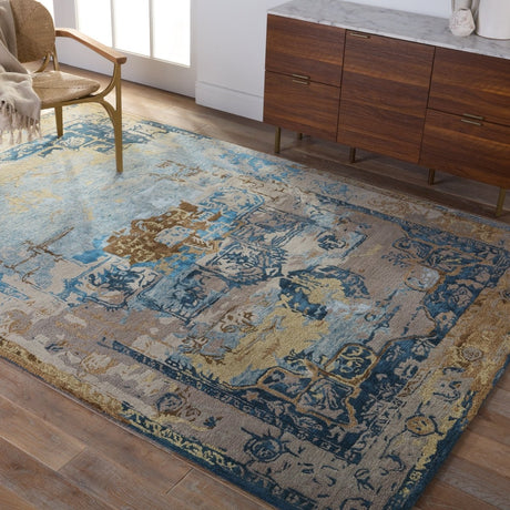 Jaipur Citrine Forza Cit20 Blue Rug.