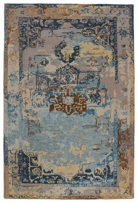 Jaipur Citrine Forza Cit20 Blue Rug.