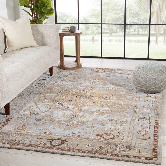 Jaipur Citrine Raisa Cit11 Gray Rug.