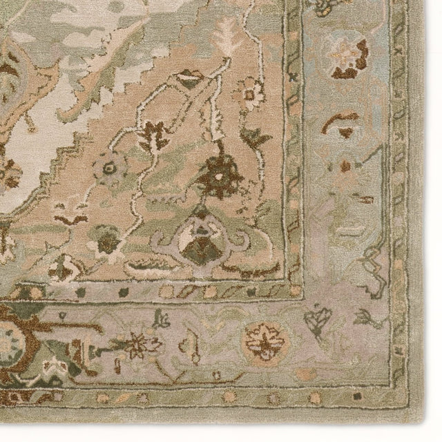 Jaipur Citrine Raisa Cit21 Green/Taupe Rug.