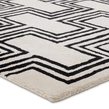 Jaipur City Karoun Ct124 White/Black Rug.