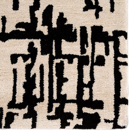 Jaipur Clayton Pals Cln15 Cream/Black Rugs.