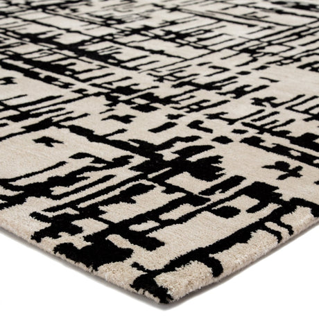 Jaipur Clayton Pals Cln15 Cream/Black Rugs.