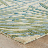 Jaipur Coastal Seaside Palmetto Cos33 Fog / Smoke Blue Rugs.