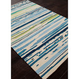 Jaipur Colours Sketchy Lines Co19 Blue / White Rugs.
