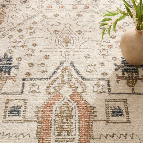 Jaipur Dahir By Label J Dahir Com15 Ivory/Gray Rug.