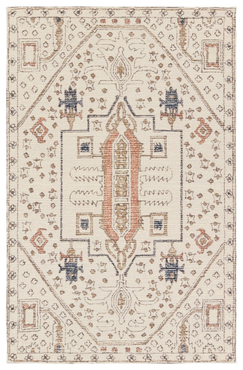 Jaipur Dahir By Label J Dahir Com15 Ivory/Gray Rug.