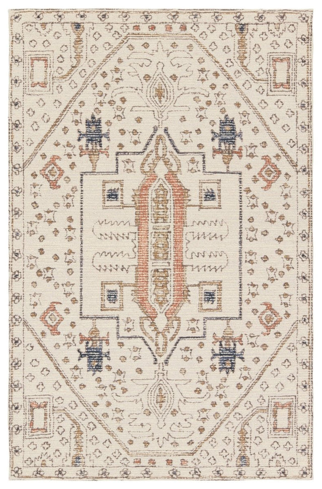 Jaipur Dahir By Label J Dahir Com15 Ivory/Gray Rug.