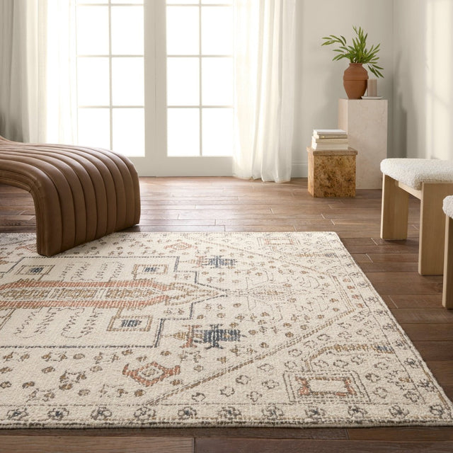 Jaipur Dahir By Label J Dahir Com15 Ivory/Gray Rug.