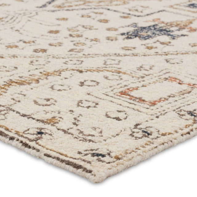 Jaipur Dahir By Label J Dahir Com15 Ivory/Gray Rug.