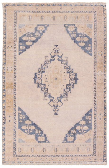 Jaipur Debolo By Label J Debolo Lml05 Tan/Blue Rug.