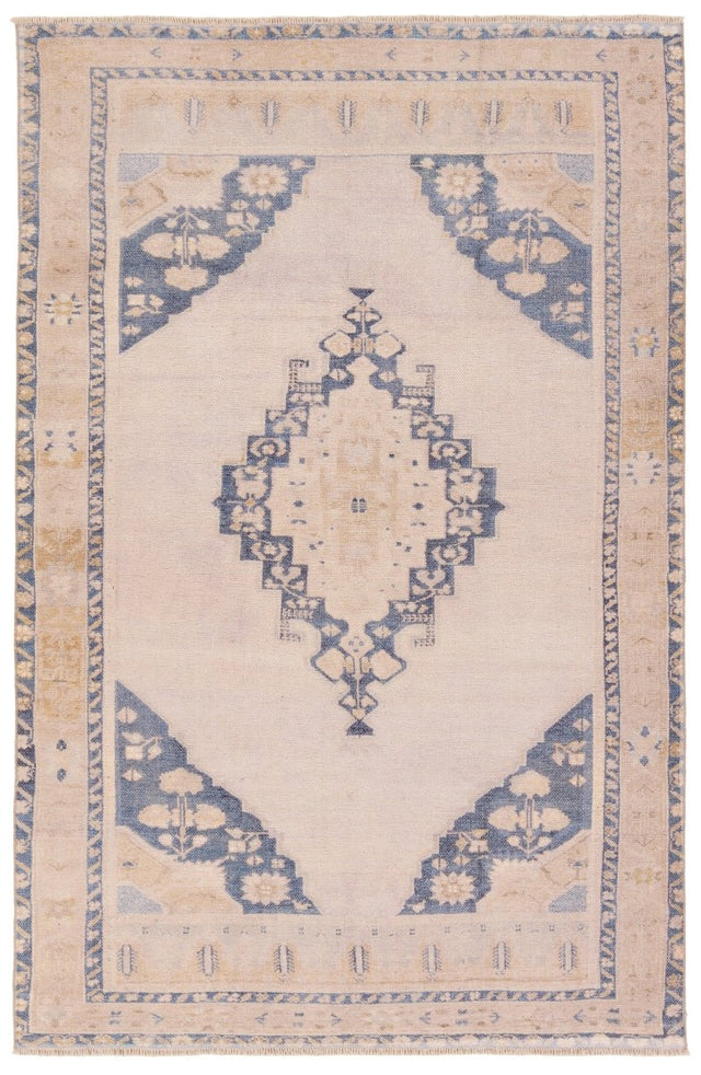 Jaipur Debolo By Label J Debolo Lml05 Tan/Blue Rug.