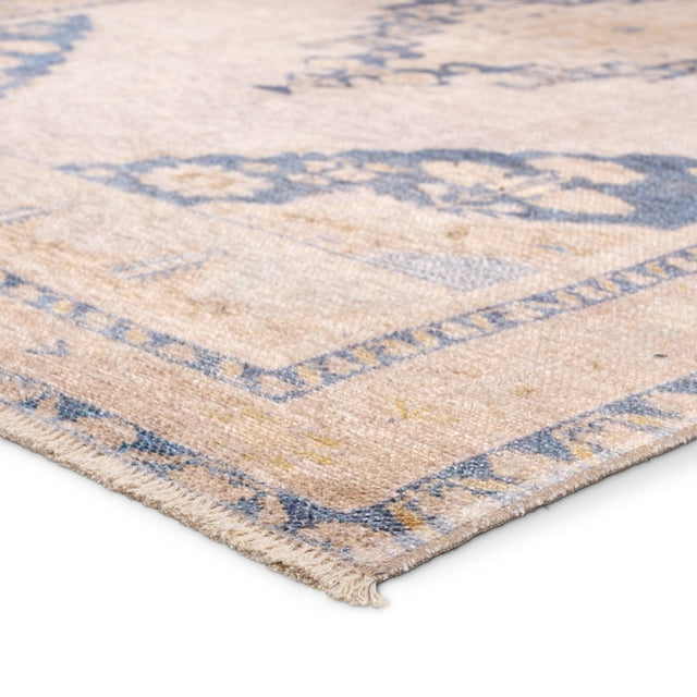 Jaipur Debolo By Label J Debolo Lml05 Tan/Blue Rug.