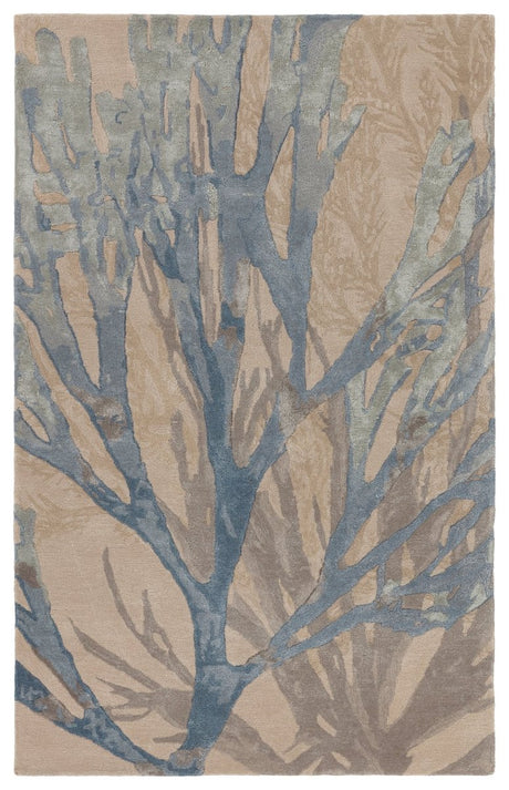 Jaipur Delray Atoll Del01 Blue/Tan Rug.