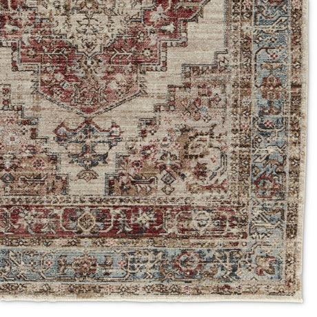 Jaipur Emory By Label J Emory Lei03 Red/Blue Rug.