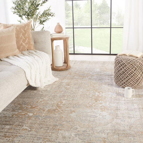 Jaipur En Blanc Aubin Ebc02 Beige/White Rugs.