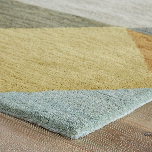 Jaipur En Casa By Luli Sanchez Tufted Ojo Lst16 Sea Mist Green / Classic Gray Rugs.