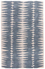 Jaipur En Casa By Luli Sanchez Tufted Tear Drops Lst27 Deep Blue / Dark Ivory Rugs.