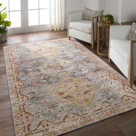 Jaipur Esquire By Label J Esquire Beq01 Blue/Multicolor Rug.