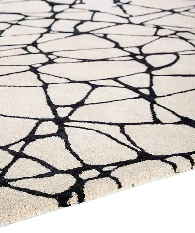 Jaipur Etho By Nikki Chu Chandler Enk12 Birch / Jet Black Rugs.