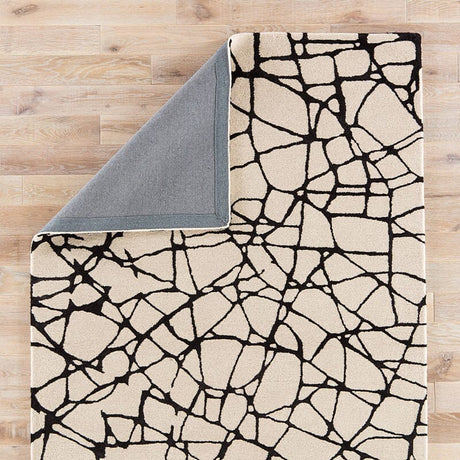 Jaipur Etho By Nikki Chu Chandler Enk12 Birch / Jet Black Rugs.