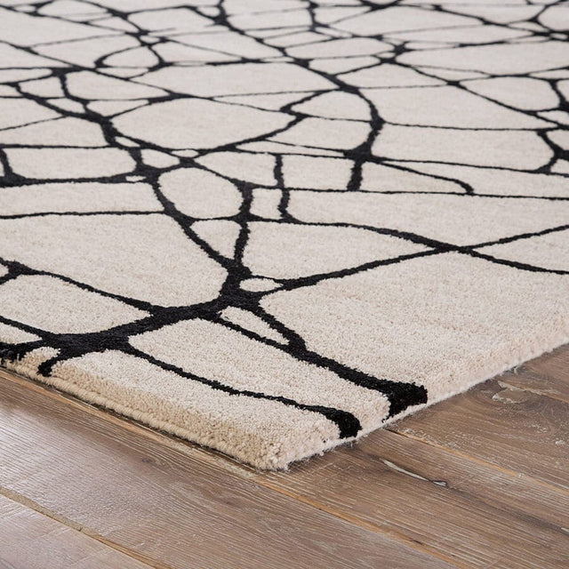 Jaipur Etho By Nikki Chu Chandler Enk12 Birch / Jet Black Rugs.