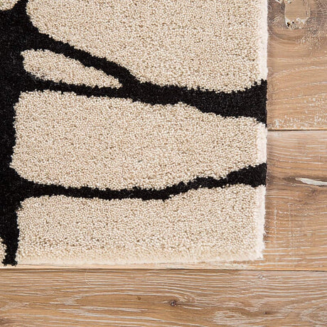 Jaipur Etho By Nikki Chu Chandler Enk12 Birch / Jet Black Rugs.