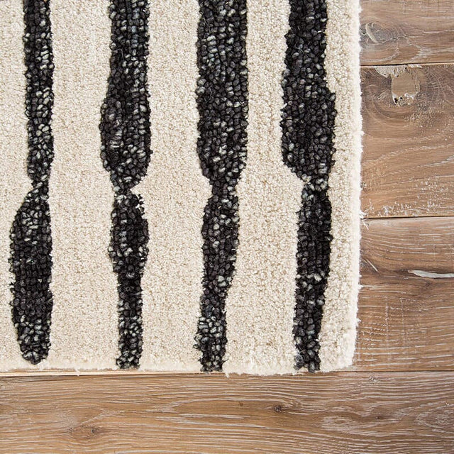 Jaipur Etho By Nikki Chu Saville Enk13 Fog / Peat Rugs.