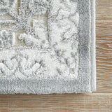 Jaipur Fables Malo Fb124 Bright White / Neutral Gray Rugs.