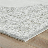 Jaipur Fables Malo Fb124 Bright White / Neutral Gray Rugs.