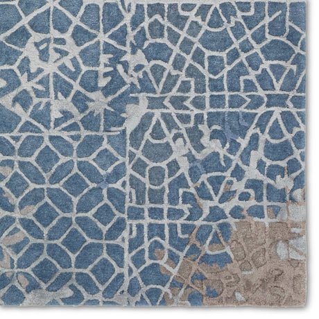 Jaipur Fragment Sahaj Frg11 Blue/Gray Rug.