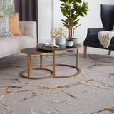 Jaipur Fragment Shattered Frg03 Gray Rug.