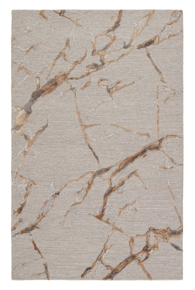 Jaipur Fragment Shattered Frg03 Gray Rug.