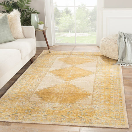 Jaipur Gallant Enfield Glt03 Gold Rugs.