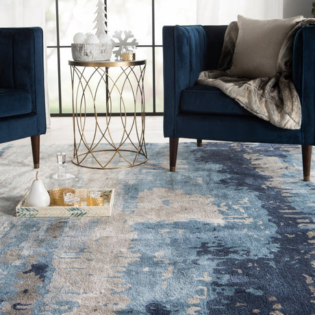 Jaipur Genesis Benna Ges18 Blue/Gray Rug.