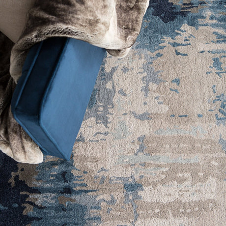 Jaipur Genesis Benna Ges18 Blue/Gray Rug.