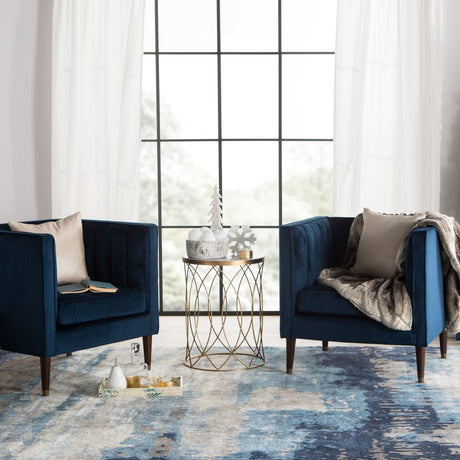 Jaipur Genesis Benna Ges18 Blue/Gray Rug.