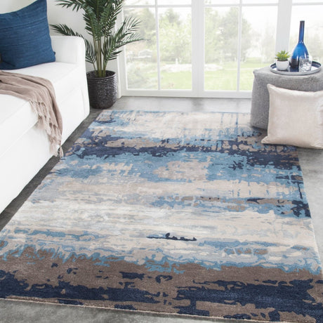 Jaipur Genesis Benna Ges18 Blue/Gray Rug.