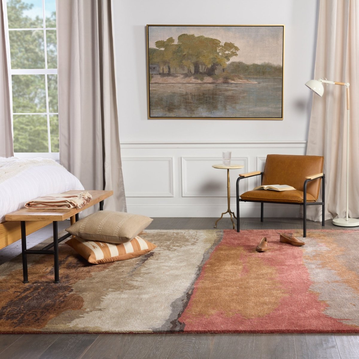 Jaipur Genesis Juna Ges52 Red Rug.