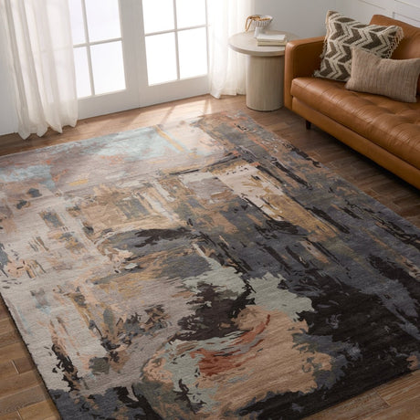 Jaipur Genesis Luella Ges25 Gray/Blush Rug.
