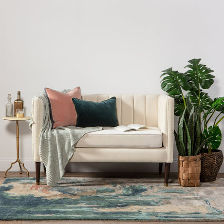 Jaipur Genesis Luella Ges46 Teal/Gray Rugs.